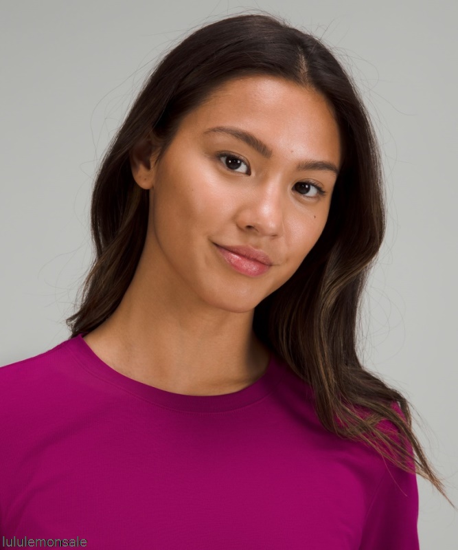 Lululemon Damen DELULU296 | Magenta Lila Love Langarmshirt